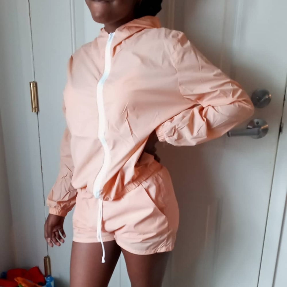 2Piece Apricot Short Set